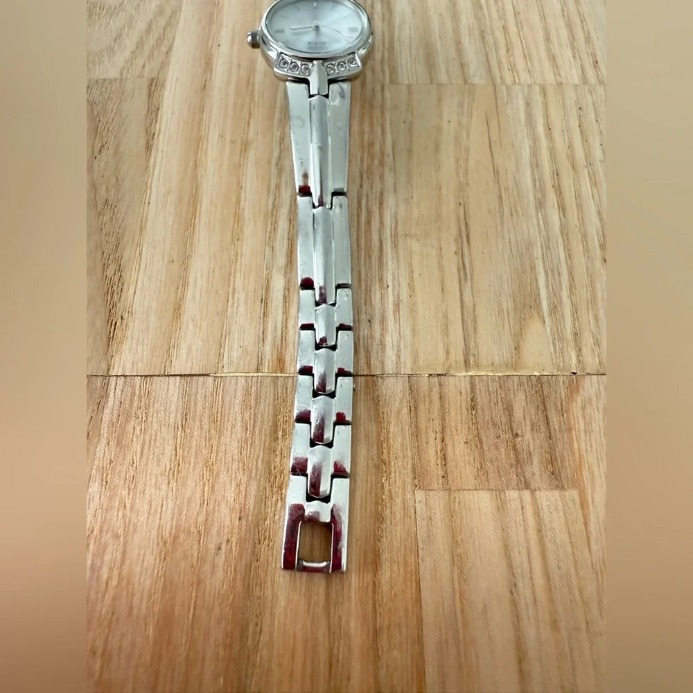 Citizen eco-drive ladies silver tone dress watch